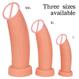 XXL Liquid Silicone Dildo with Strong Suction Cup