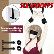 Shackles on the Door Chastity Lock - Handcuffs and BDSM Restraints for Fetish Play