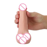 Ultra-Soft Realistic Short Dildo for Transgender FTM Prosthetics
