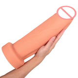 XXL Liquid Silicone Dildo with Strong Suction Cup
