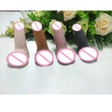 Ultra-Soft Realistic Short Dildo for Transgender FTM Prosthetics