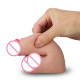 Ultra-Soft Realistic Short Dildo for Transgender FTM Prosthetics