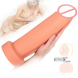 XXL Liquid Silicone Dildo with Strong Suction Cup