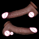 XL Big Erect Dildo - Huge, Thick Silicone Penis with Suction Cup for Ultimate Pleasure