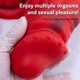 Giant Dildo with Suction Cup & Anal Plug for Women