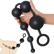 56cm Anal Beads with Pull Ring - Flexible Butt Beads Plug for Enhanced Stimulation