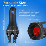 Penis Training Vibrator - Male Masturbator Glans Stimulator for Ejaculation Delay and Endurance