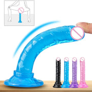 Double Realistic Cock Dildos - Vibrating Penetration Strap-On for Intense Pleasure